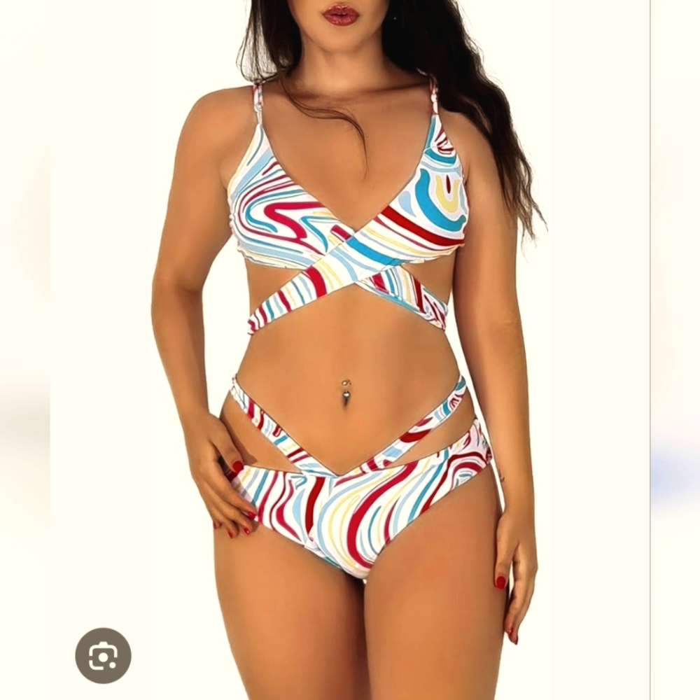 VALENTINA JAMES 2 PC BIKINI SET NEW